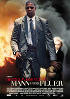Mann unter Feuer