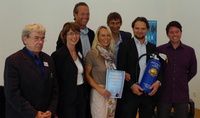 Johannes Schultz (Jury, ehem. BMW Group); Iris Ramme (Hochschule N�rtingen-Geislingen), Matthias M. Alefeld (MA Media GmbH); Petra Kroop (SevenOne AdFactory); Frank Giersberg (VPRT); Marco Knies (SevenOne AdFactory) und Marc Sickfeld (OMD Germany)