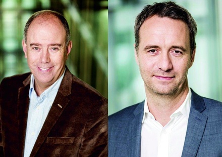 Super-RTL-Senderchef Claude Schmit (li.) und Programmdirektor Carsten Göttel