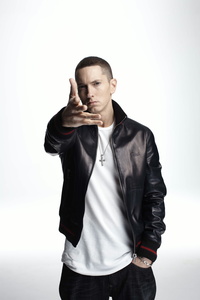 Stellt sein neues Album live vor New-Yorker-Kunden in New York vor: Eminem (Foto: Nigel Parry)