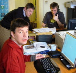Gr�ndeten MDM (v.l.n.r.): Heidemann, Klamann und Schmidt