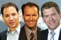 Die Vorst�nde der bitComposer Entertainment AG (v.l.): Wolfgang Duhr, Oliver Neupert und Stefan Weyl