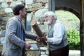 Benjamin Sadler und Mario Adorf stehen f�r den ARD-Zweiteiler "Pinocchio" vor der Kamera