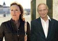 Eleonore Weisgerber (hier in der ARD-Reihe "Pfarrer Braun") und Charles Dance (auf dem Filmfest M�nchen) f�hren den internationalen Cast an