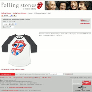 Ab sofort �ber Bravado erh�ltlich: Merchandising der Rolling Stones