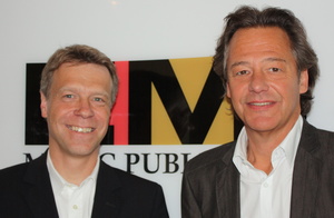 Zeigen sich mit dem vergangenen Gesch�ftsjahr zufrieden: Markus Hedke (l.) und Andreas Kiel