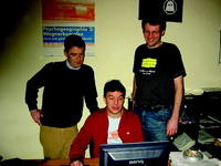Nach sechs Monaten deutlich �ber Plan (v.l.n.r.): Robert Klamann, J�rg Heidemann und Andres Schmidt