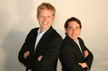 Die Gesch�ftsf�hrer von Pandastorm: Rainer Bruns (l.) und Justus Peter