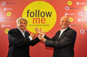 Stellten Follow Me Entertainment vor: Elbertzhagen (l.) und Hunold