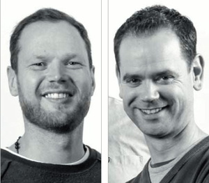 Wollen den Fans auf den Zahn fühlen: Tino Kunstmann (links) und Noel Zeh - b300x263