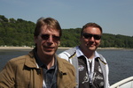 Gastgeber: Thomas Moss (l.) und Malte Tolksdorf
