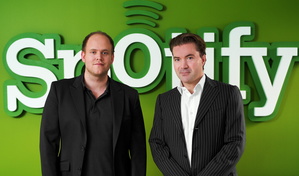 Hatten offenbar schon seit Oktober 2008 die Majors an Bord: Daniel Ek (l.) und Martin Lorentzon