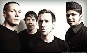 Haben Auftritte bei vier gro�en deutschen Open Airs zugesagt: Billy Talent (Bild: Dustin Rabin/Warner Music)