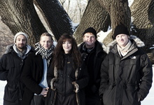 Produzent Marcus Welke (Film1), die Hauptdarsteller Matthias Schweigh�fer und Alexandra Maria Lara, Regisseur Detlev Buck, Produzent Henning Ferber (Film1) (Bild: Universal Pictures)