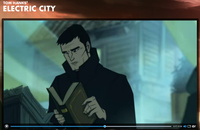Startet heute im Netz: Die Sci-Fi-Serie "Electric City" (Bild: Yahoo!)