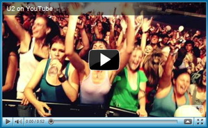 Testlauf aus dem Jahr 2009: YouTube zeigte ein U2-Konzern als Livestream (Bild: YouTube-Screenshot)
