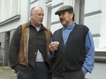 Thomas Thieme und G�tz George 2008 in dem NDR-Dramas "Die Katze" (Bild: NDR/Susanne Dittmann)