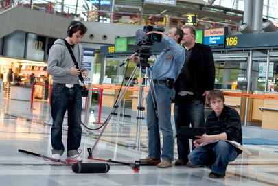 Direkt vor Ort: Filmdreh am Stuttgarter Flughafen