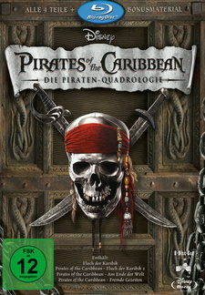 Pirates of the Caribbean - Die Piraten-Quadrologie (8 Discs)