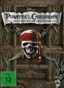 Pirates of the Caribbean - Die Piraten-Quadrologie (8 Discs)