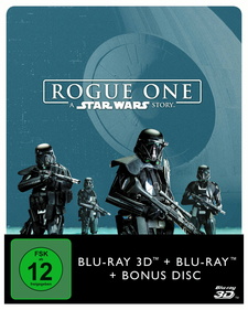 Rogue One: A Star Wars Story (Blu-ray 3D + Blu-ray + DVD, Steelbook)