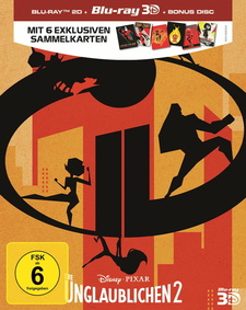 Die Unglaublichen 2 (Blu-ray 3D + Blu-ray + Bonus-Disc, Steelbook)