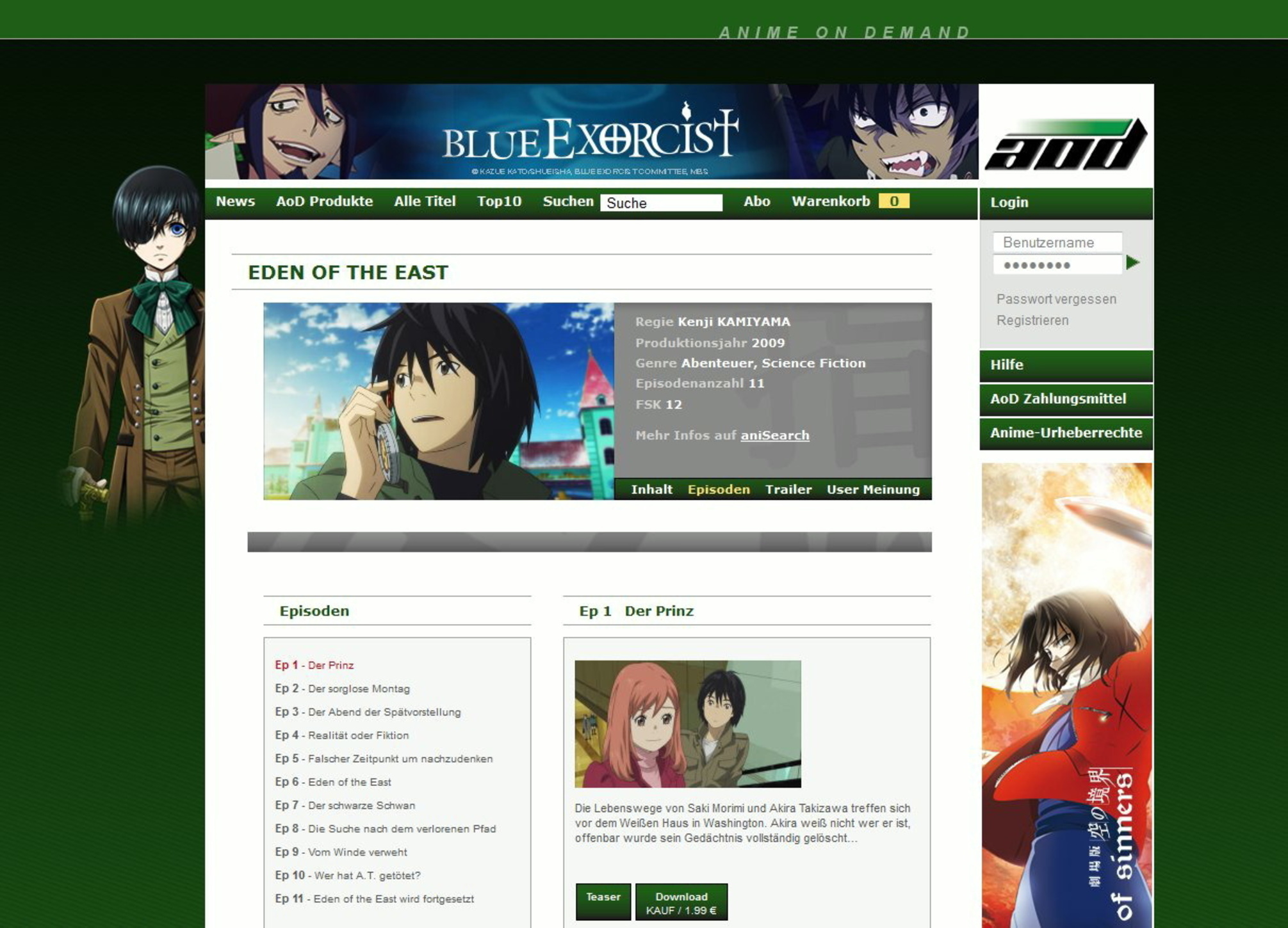 Av Visionen Anime On Demand