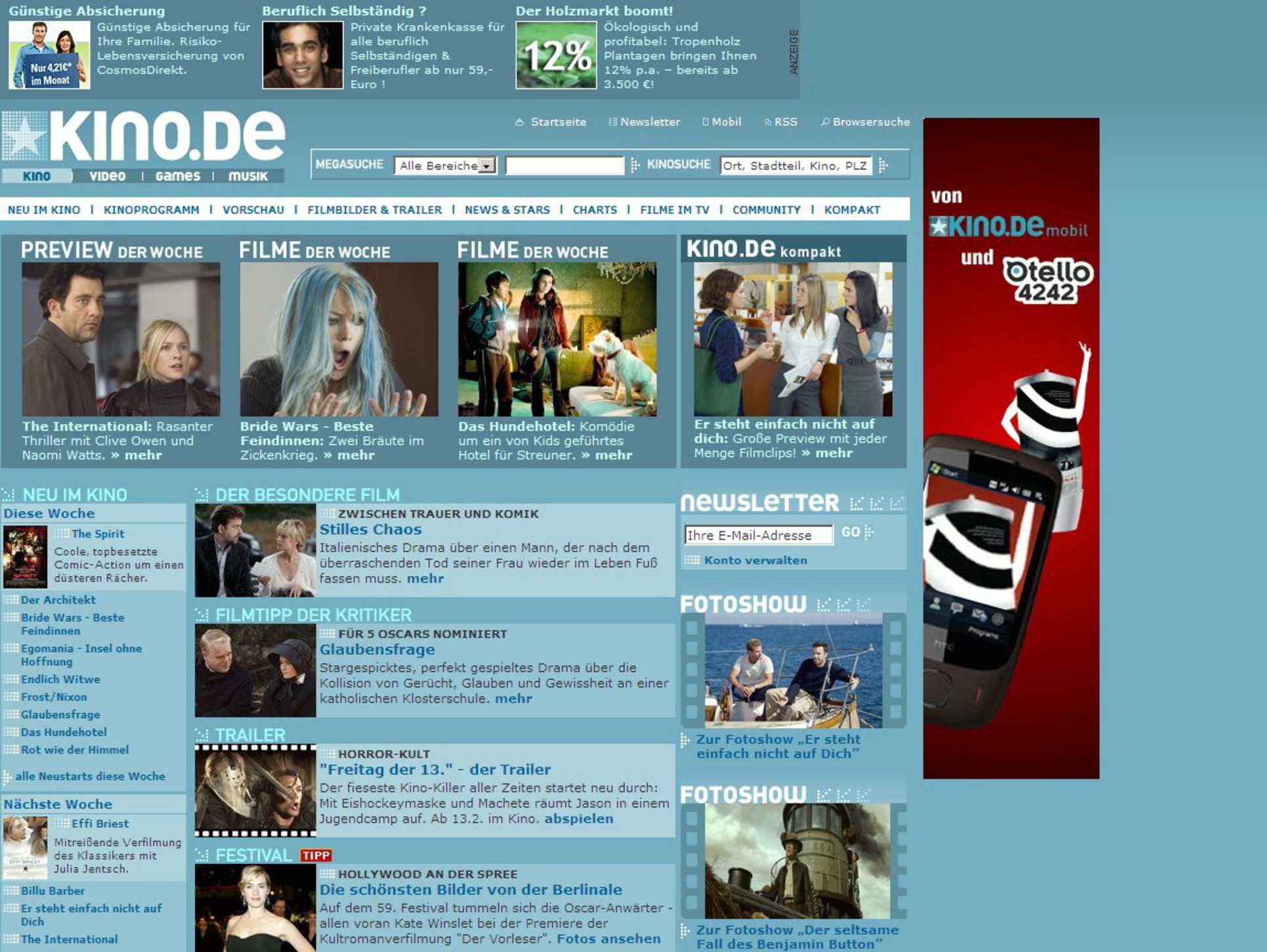 KINO.DE erzielt bestes Ergebnis aller Zeiten