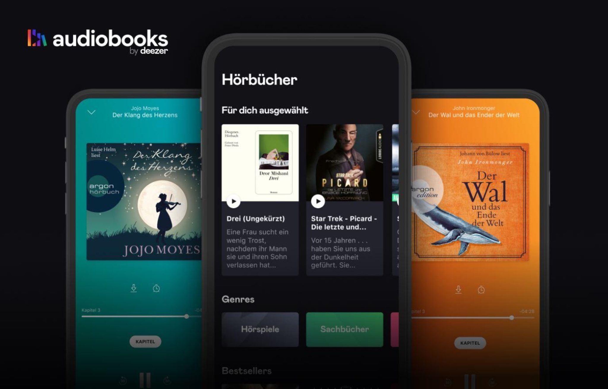 Deezer Startet Eigene App Für Hörbücher Und Hörspiele