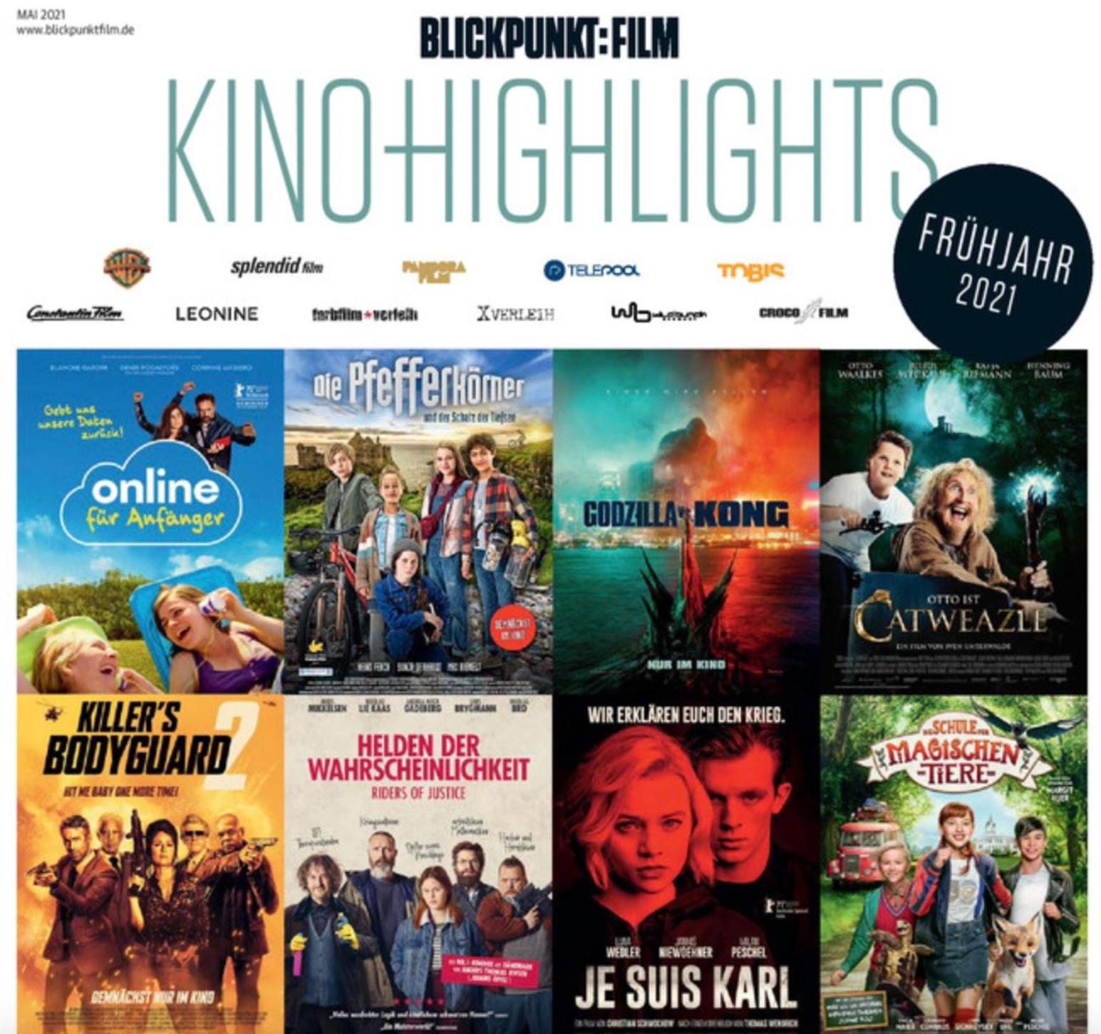 BlickpunktFilm Sonderheft "Kino Highlights" jetzt digital lesen