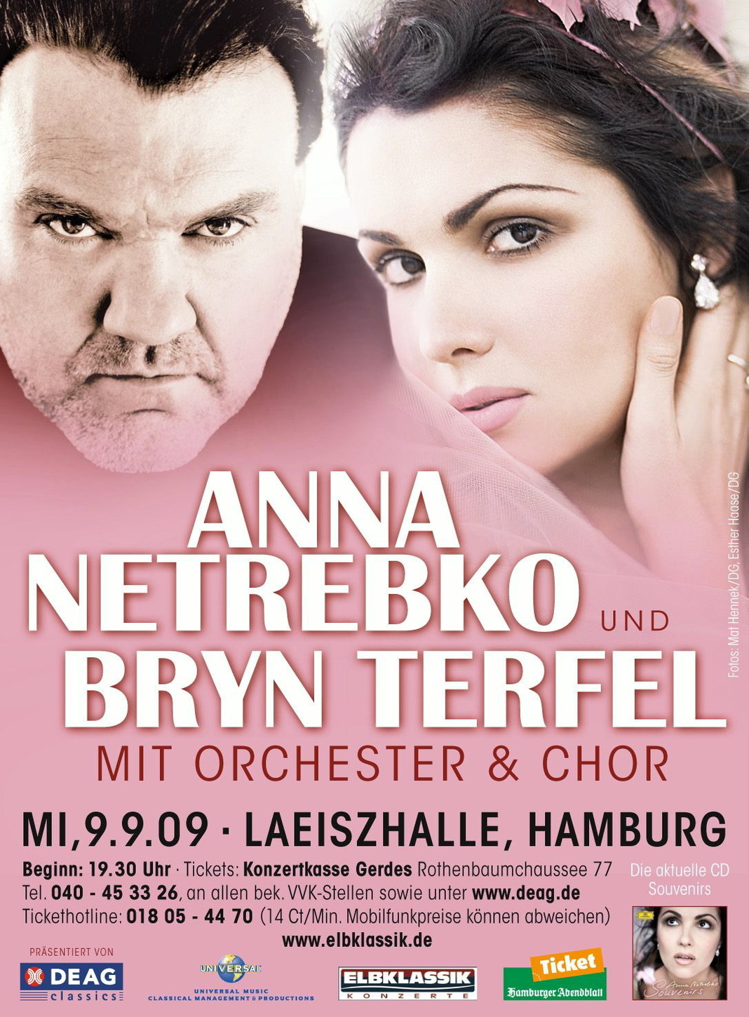 Netrebko Singt Mit Terfel In Hamburg